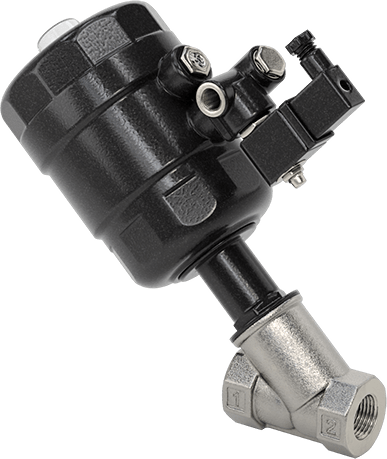 Akış Göstergeli Versa-Mount Hava Tahrikli Vana, Normalde Açık