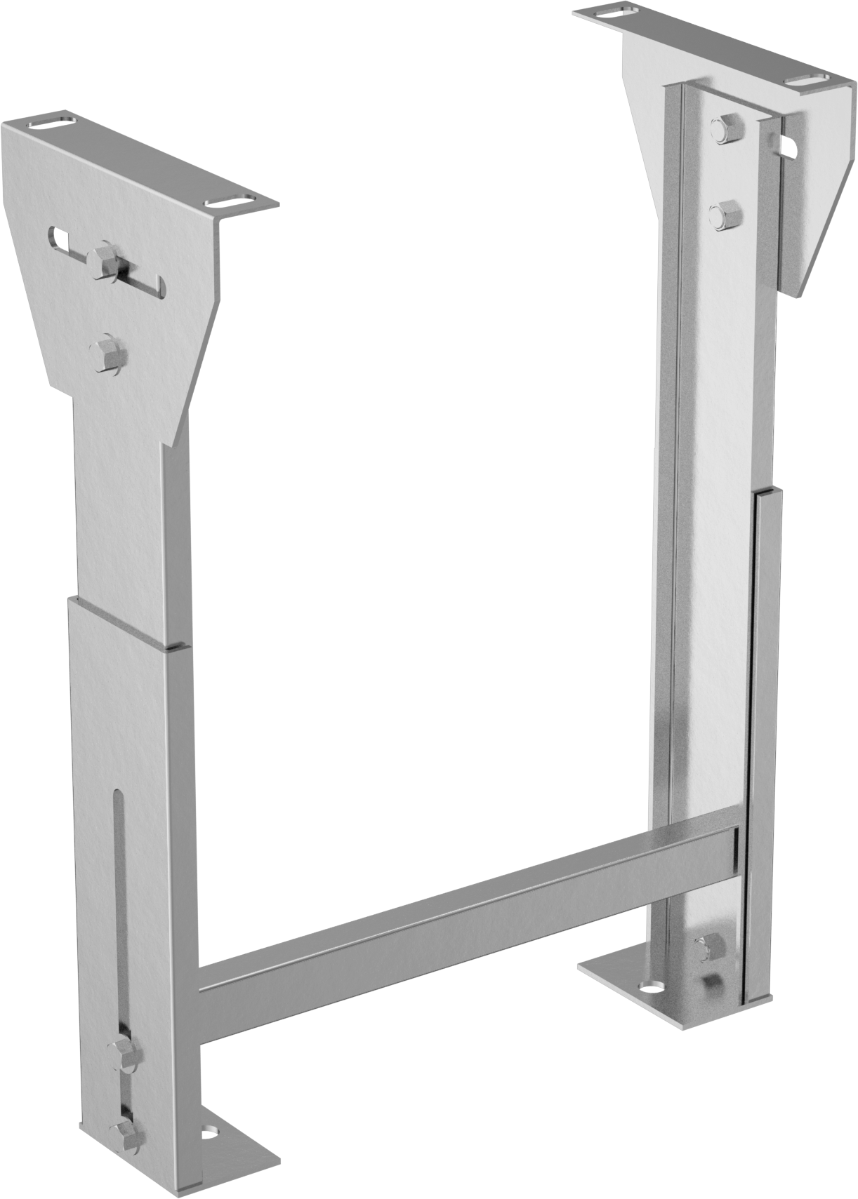 Paslanmaz Çelik Konveyör Standı, 12" Toplam Genişlik için, 17" ila 23" Ayarlanabilir Yükseklik