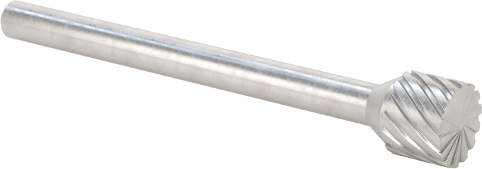 1/8" Çaplı Şaftlı Karbür Freze Ucu, Düz Kesici Silindir, Ticaret No. Sb-52, Tek Kesim — Silindir, 1⁄8", 5⁄32"