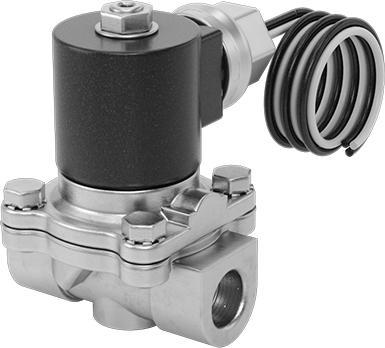 316 Paslanmaz Çelik Gövde Solenoid Açma/Kapama Vanası, Normalde Kapalı