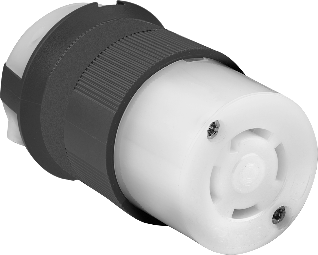 Premium Dönme Kilitli Konektör, Dört Yuvalı Soket, Topraklanmamış, NEMA L18-30 — 120V AC/208V AC, 30A, Dişi