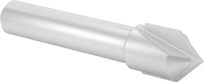 Yivler için V Şeklinde Freze Ucu, 3/8" Kesme Çapı, 7/16" Kesme Uzunluğu