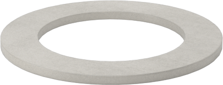 Sert Fiber Pullar, 1/4" Vida Boyutu için, 0.25" İç Çap, 0.375" Dış Çap, 0.014"-0.016" Kalınlık