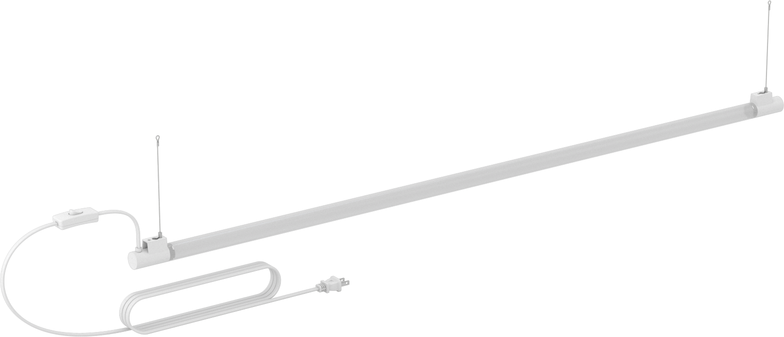 Takılabilir Tavan Işığı, Tavan Montajı, 47-1/4" Uzunluk x 1-1/16" Genişlik Toplam