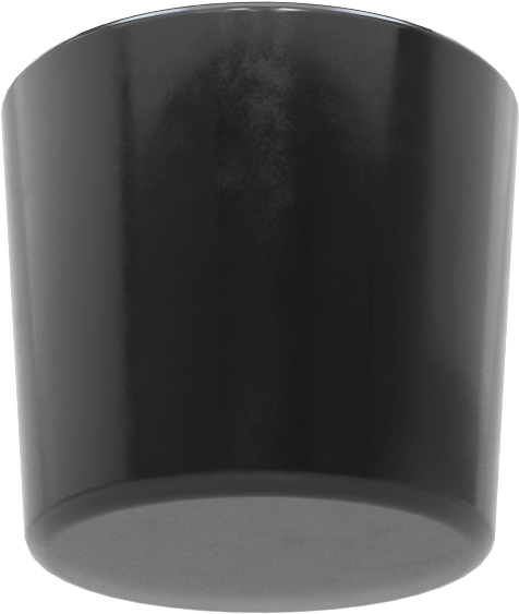 SBR Kauçuk Konik Tapa, Anma Ölçüsü 5.5, 63/64" ila 1-3/64" İç Çap için, Delik Olmadan