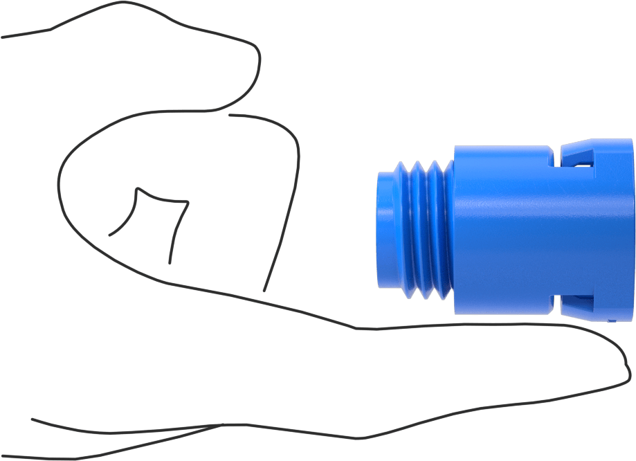 Esnek Plastik Kanal için 3/4 Kanal Dişi x 3/4 NPT Erkek Adaptör
