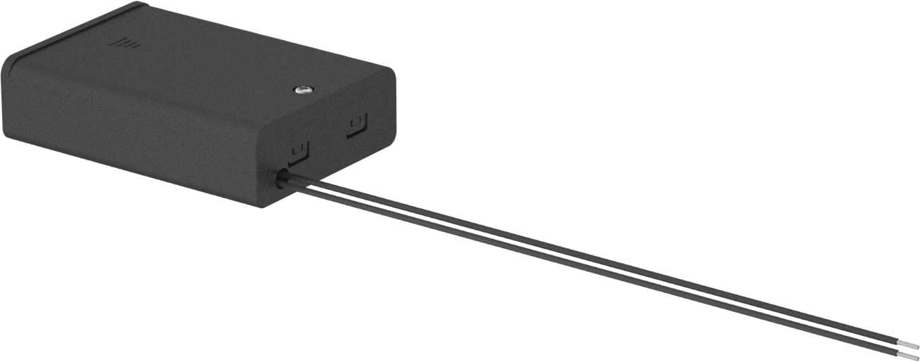 Pil Tutucu, 3 AA Pil için Açma/Kapama Anahtarlı, Kapalı — Yan Yana, 0.73", ABS, Plastic