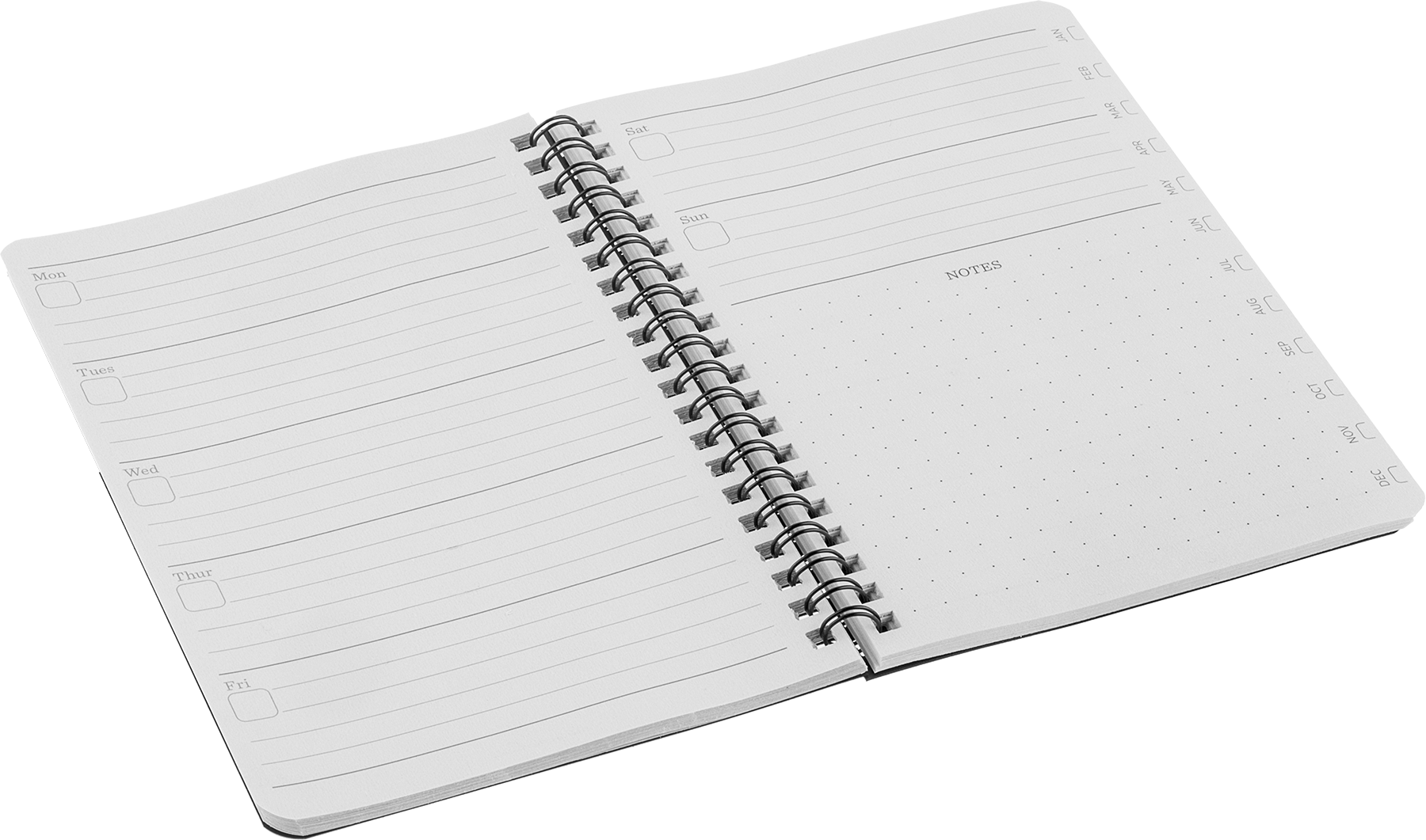 Suya Dayanıklı Kağıt Blok, Planlayıcı, 4-5/8" Genişlik x 7" Uzunluk