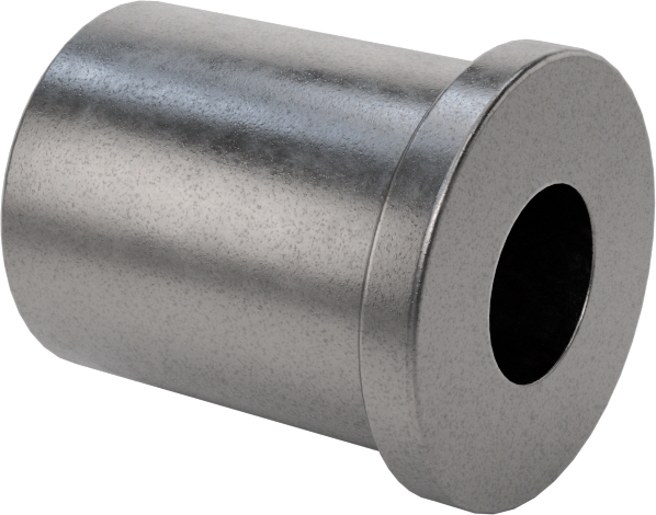 863 Demir Bakır Yağ Gömülü Burçlu Yatak, Flanşlı, 3/16" Mil Çapı ve 3/8" Muhafaza İç Çapı için, 1/2" Uzunluk