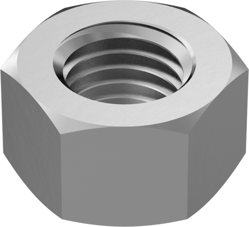316 Paslanmaz Çelik Gerdirme için 3/4"-10 Sağ Dişli Sıkma Somunu - Kaldırma Amaçlı Değildir — 3⁄4"-10, Sağ Yönlü, 316 Stainless Steel, St…