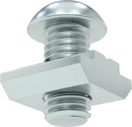 T-Yivli Çerçeve, Kendinden Hizalamalı Somun ve M8 Düğme Başlı, 1.5", 30 mm ve 40 mm Ray