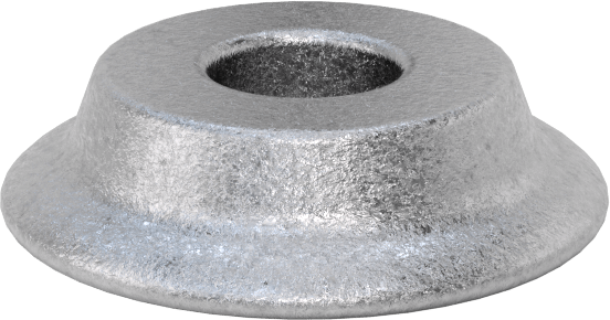 Eğimli Pullar, 1/2" Vida Boyutu için, 0.625" İç Çap, 2.000" Dış Çap