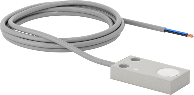 Düz Gövdeli DC Metal Nesne Yakınlık Anahtarı, Tel Uçlu Alüminyum Muhafaza, NPN — 10V DC-30V DC, Sabit Kablolama, Endüktif