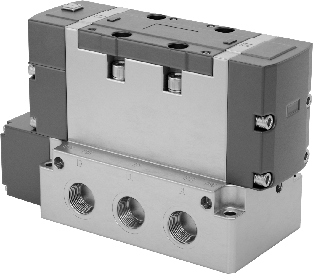Elektrikli Hava Yön Kontrol Vanası, İki Eylemli, Tek Solenoid, 3/4 NPTF, 24V DC