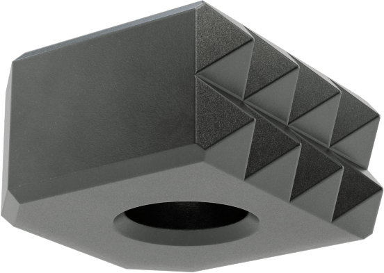 Yan Tutucu, İnce Tırtıklı, 1/2" Genişlik x 1/4" Yükseklik