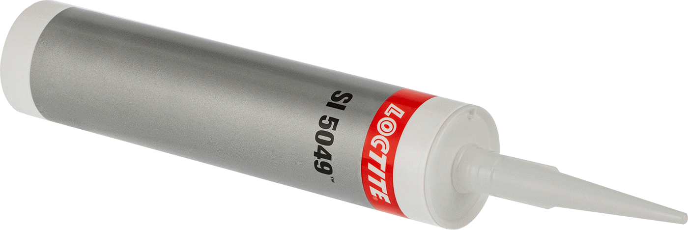 Küf Dirençli Silikon Sızdırmazlık Maddesi, Loctite® Si Model 5049, 10.1 FL.oz., Şeffaf Clarity — Kartuş, Şeffaf, Aluminum, Cast Iron, Cer…