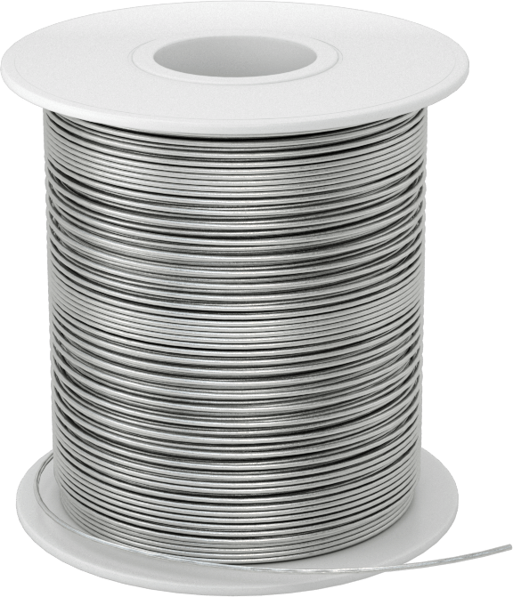 Hızlı Akışlı Rosin Özlü Lehim, SN96.5AG3cu0.5 Bileşimi, 0.025" Çap, 1 lb.