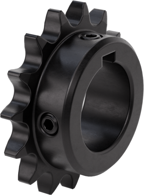 Çelik Tek Sıralı Dişli, ANSI 50 Makaralı Zincir ve 1-1/2" Mil Çapı için, 15 Diş