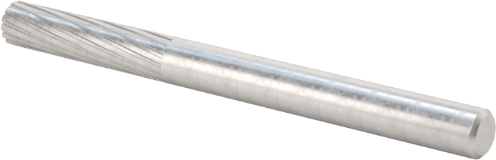 1/8" Çaplı Şaftlı Karbür Freze Ucu, Düz Kesici Silindir, Ticaret No. Sb-43, Tek Kesim