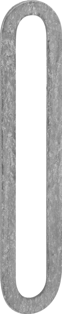 3 Numaralı Düz Oval Ölçü Camı için Conta — 1⁄16", 600° F, -40° F