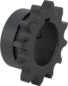 Çelik Tek Sıralı Dişli, ANSI 40 Makaralı Zincir ve 1-1/8" Mil Çapı için