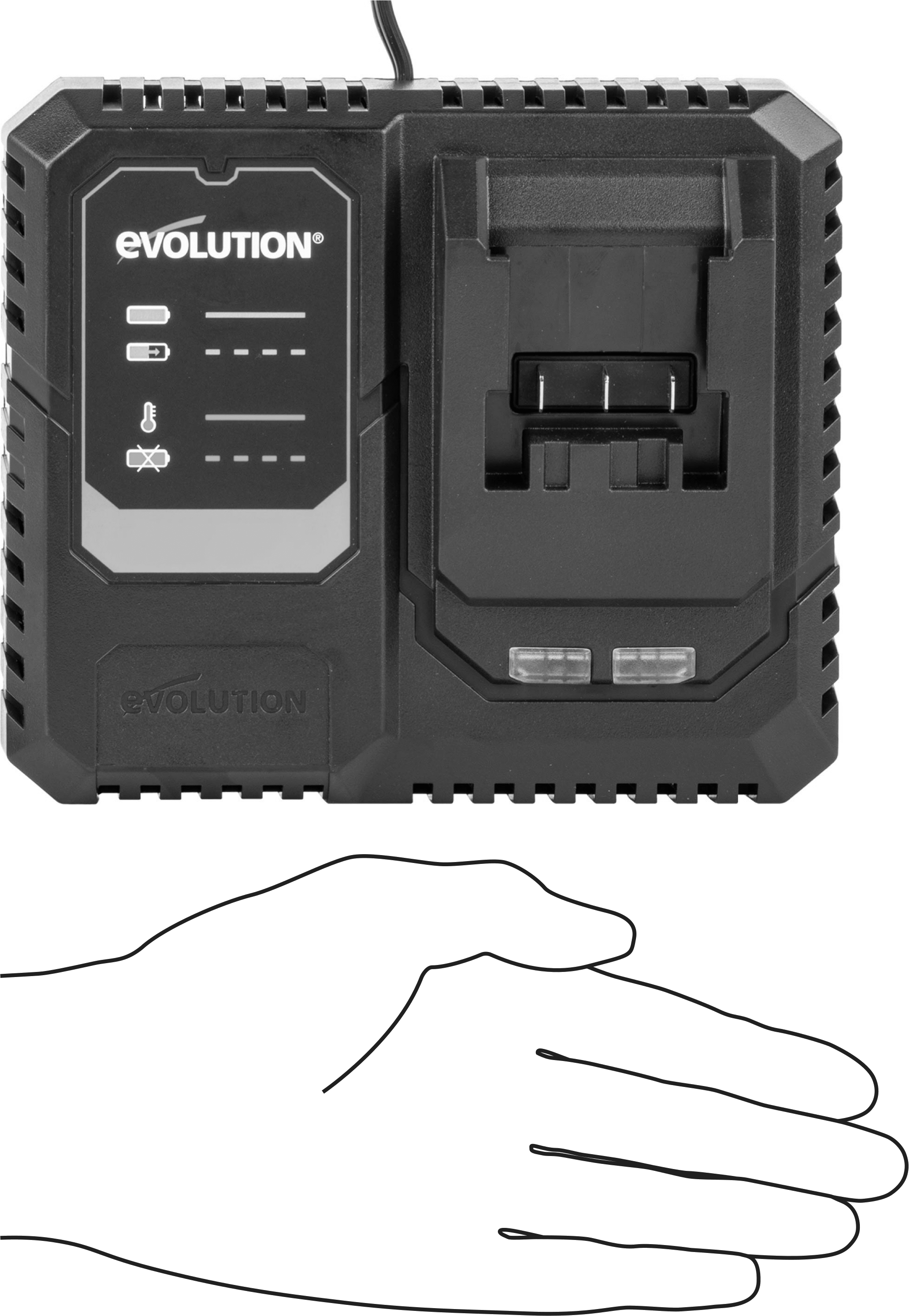 Evolution Akülü Alet Pilleri için Şarj Cihazı Numarası R18Rch-Li1