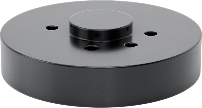 Robot Aleti ISO Montaj Deseni Adaptörü, ISO 50 Robot Aleti x ISO 80 Robot Kolunun Ucu için — Alet Montajı, 100 mm, Yuvarlak