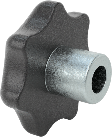 Naylon Yedi Kollu Topuz, 10 mm Delik Çapılı