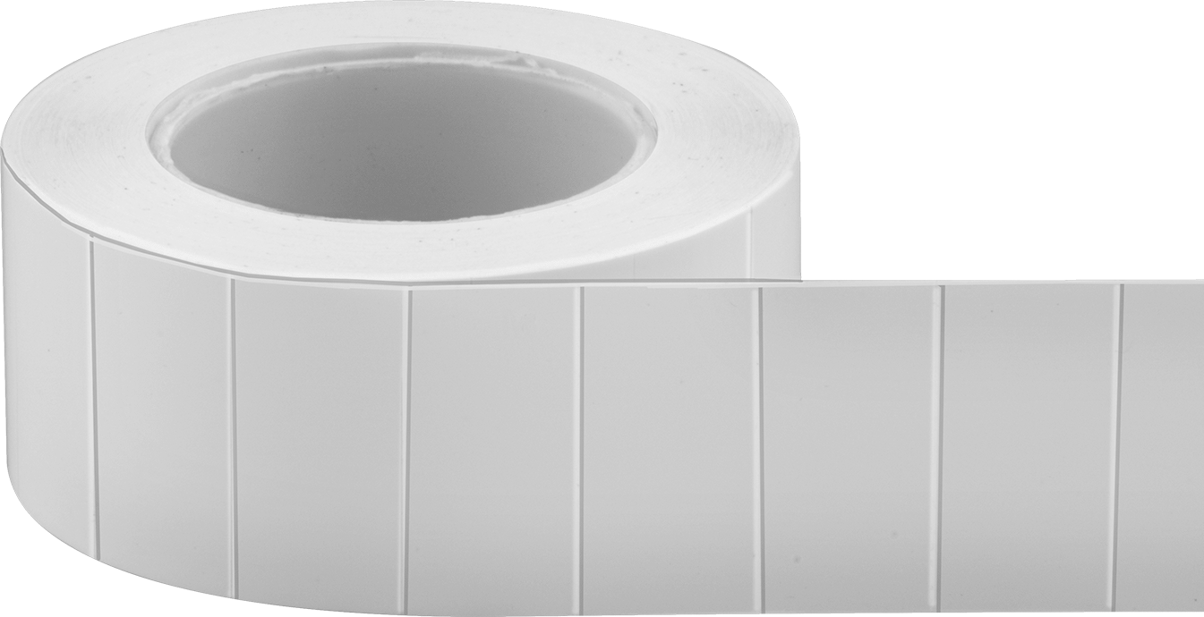 Sıcak ve Soğuk Yüzeyler için Etiketler, Üzerine Yazılabilir, 3/4" Yükseklik x 1-1/2" Genişlik
