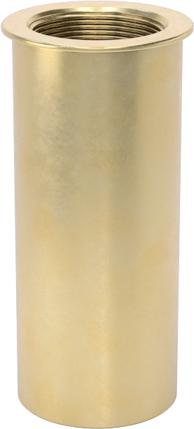 1/4"-100 Dişli Ultra İnce Dişli Top Uçlu Setskur için 0.750" Uzunlukta Pirinç Ek Parça — 1⁄4"-100, Ultra Fine, Presle Takma