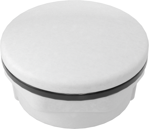 Muhafazalar için Su Geçirmez Knockout Tapası, Fiberglas, 1/2" ila 13/16" Çaplı Delik için