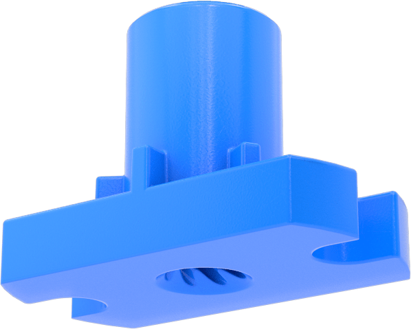 Hızlı Hareketli Ultra Hassas Kılavuz Vida için M4 x 1.25 mm Dişli Flanşlı Somun