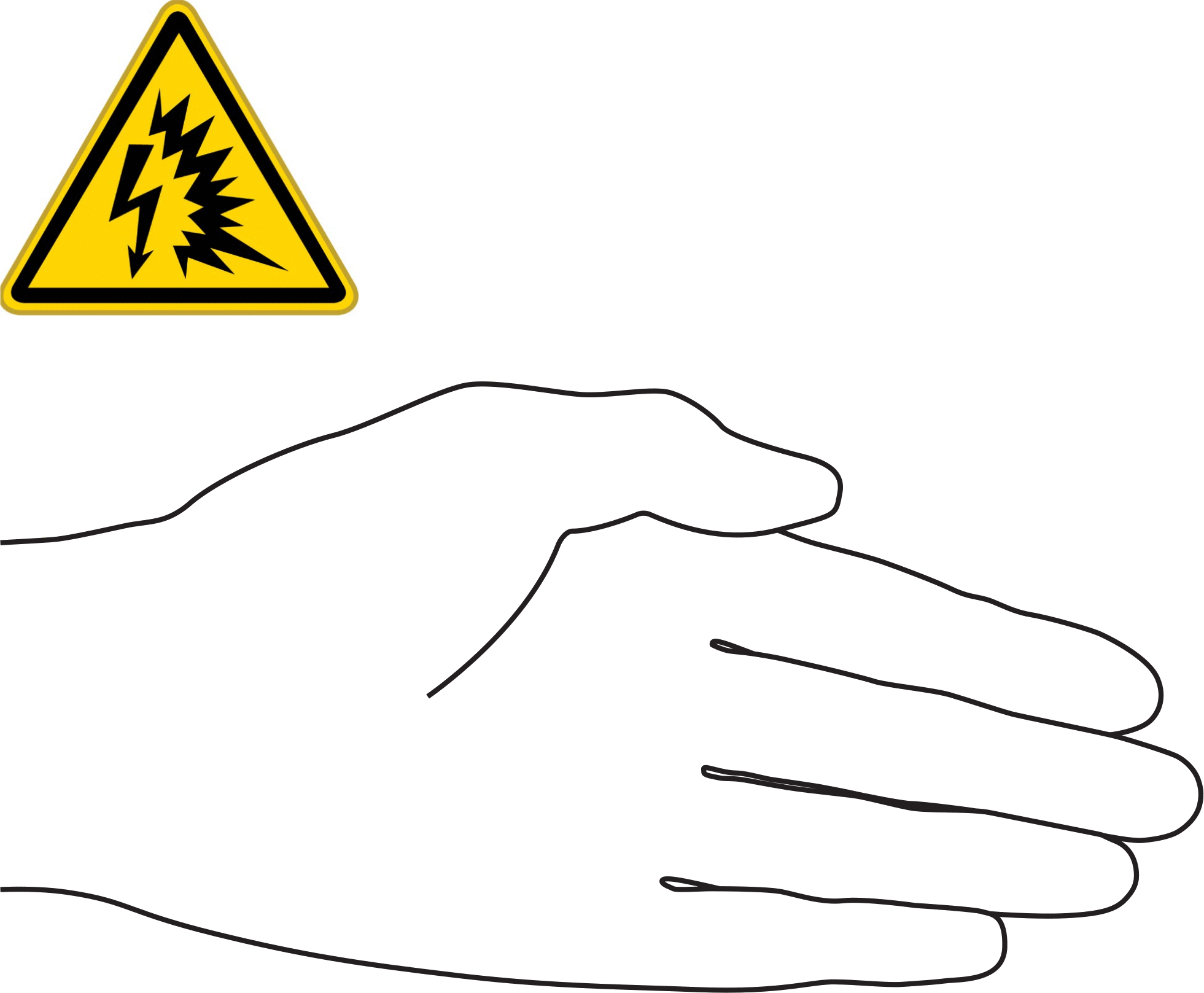 ISO Labels, Ark Parlaması Tehlike Sembolü