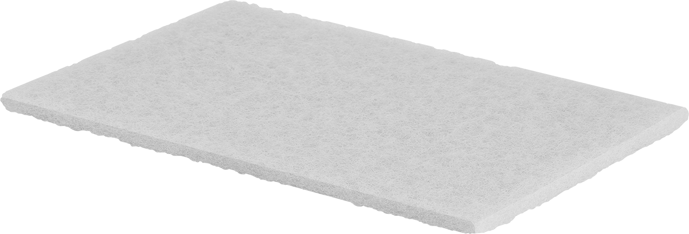Hafif Aşındırıcı Ovma Pedleri, Sarı — Hafif, Plastic, Plastic Fiber, 3⁄8"