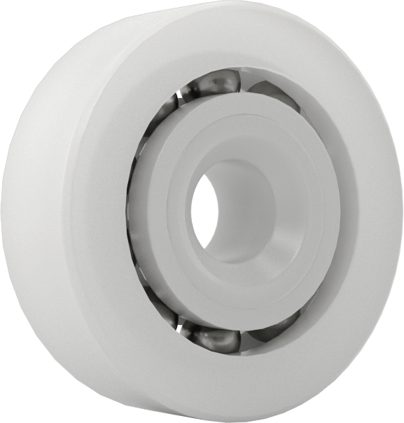 Kuru Çalışan Bilyalı Rulman, Anma Numarası, R2A, 1/8" Mil Çapı için
