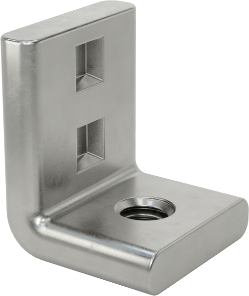 Çelik Köşe Kaynak Somunları, 8-32 Diş Boyutu, 1/2" x 5/8" Uzunluklu Taban