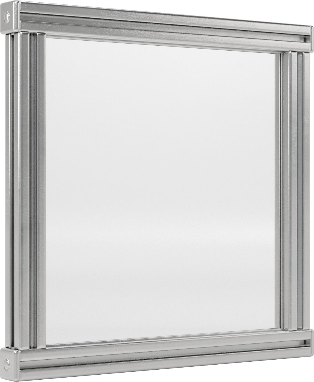 Makineye Monte T-Yivli Çerçeveleme Makinesi Koruyucusu, 1'0" Yükseklik x 1'0" Genişlik, Katı Yapı