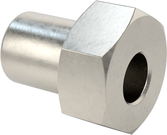 Altıgen Flanşlı Eksantrik Burç, 9.53 mm Delik Çapı için