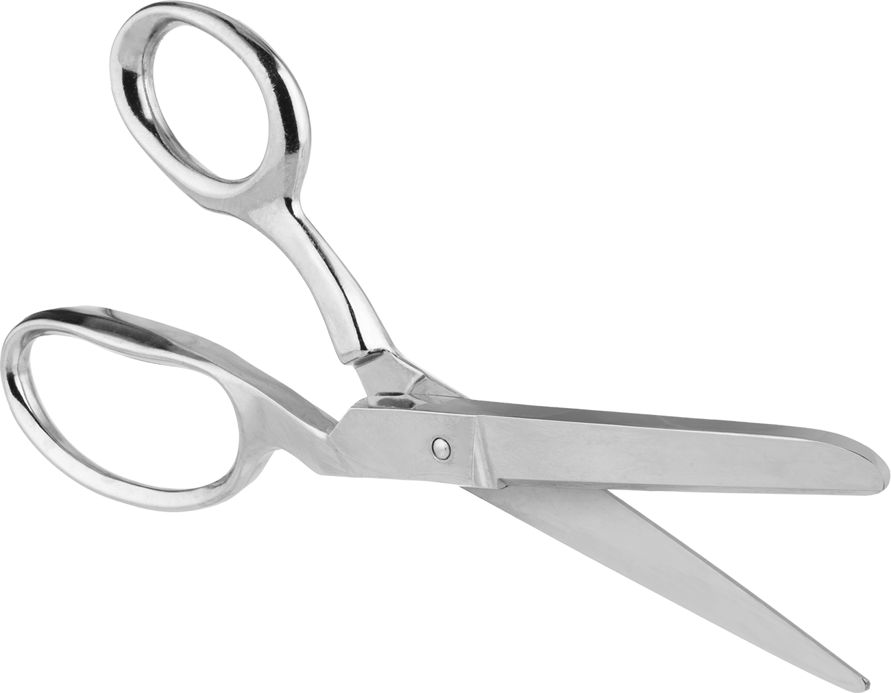 Künt Uçlu Tamamen Metal Makas, 8" Toplam Uzunluk, 3-1/4" Kesme Uzunluğu