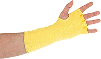 Kevlar Aramid Kumaştan Kesilmeye Karşı Koruyucu Kılıf, Başparmak ve Parmak Yuvalı, ANSI A4 Kesilme Derecesi