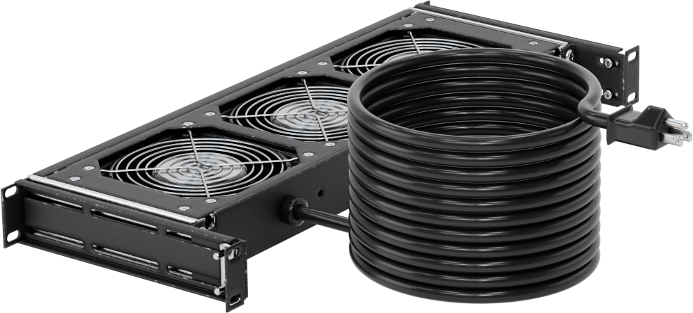 Muhafaza Soğutma Fan Tepsisi, 120V AC, 3 Fanlı