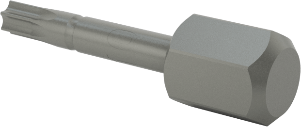 Darbeli Tornavidalar için Torx Ucu, 1/4" Altıgen Şaft, T10 Boyutu