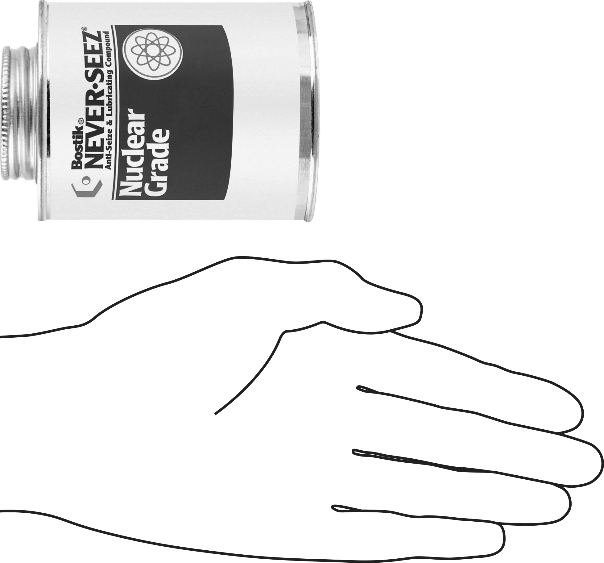 Bostik Never-Seez Sıkışma Önleyici Yağlayıcı, Sertifikalı Nükleer Sınıf Nikel, Paslanma ve Aşınmaya Dayanıklı, 8 FL.oz