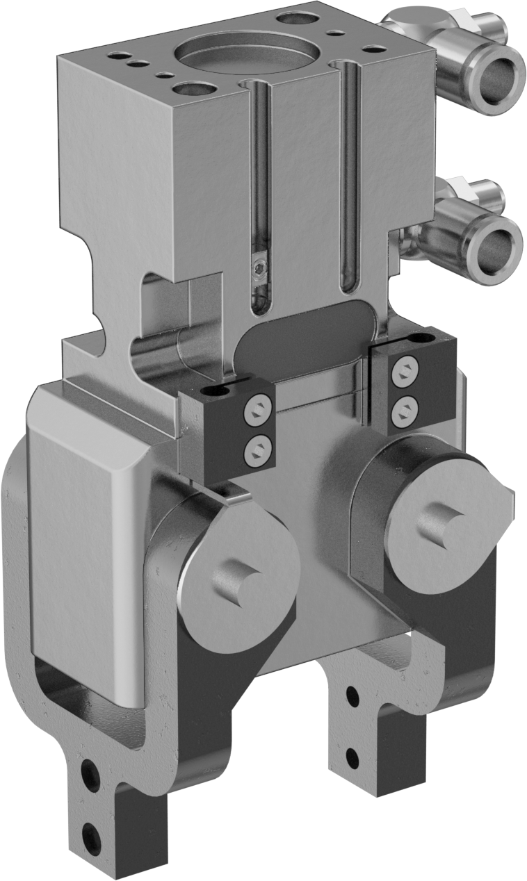 Havalı Tutucu, Açılı, Zorlamalı Hava Çenesi Geri Dönüşü, IP67, 116 mm Toplam Uzunluk