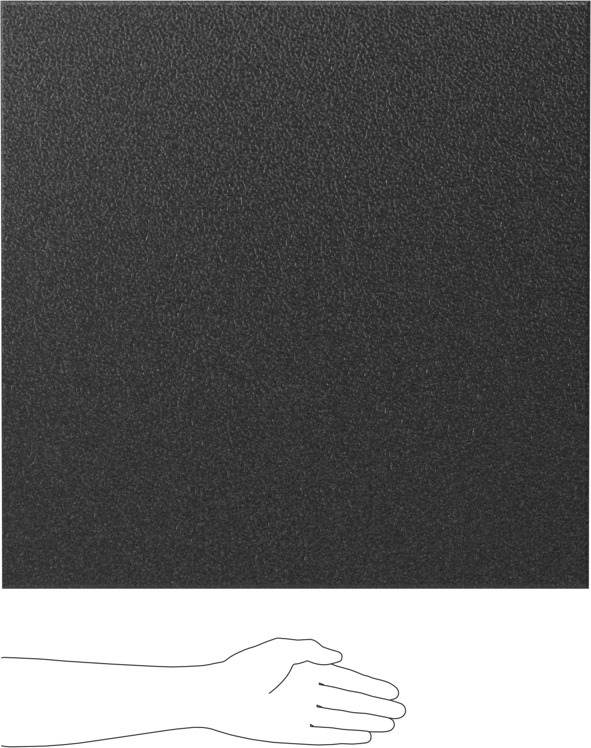 Geri Dönüştürülmüş Denizcilik Sınıfı Neme Dayanıklı HDPE Levha, 3/16" Kalınlık, 24" x 24"