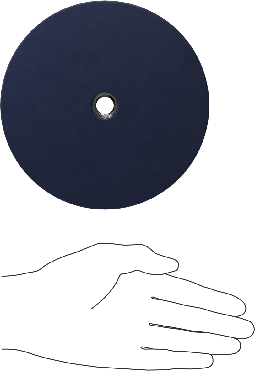 Kimyasallara Dayanıklı Dengeleme Montaj Parçası, Paslanma ve Aşınmaya Dayanıklı Plaka ve 5/8"-11 Dişli, 7000 lbs. Kapasite