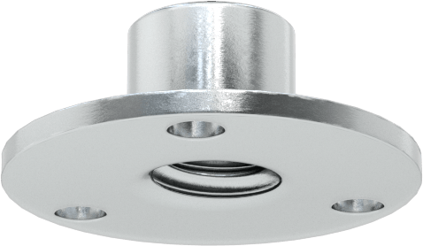 Vidalı Montaj Somunu, Çelik, 1/4"-20 Diş, 0.313" Çap x 1/4" Yükseklik Namlu