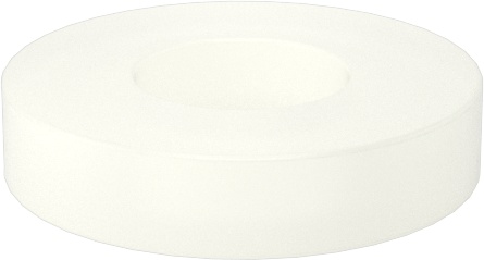 Yüksek Mukavemetli Cam Elyaflı Naylon Pullar, 6 numaralı vida boyutu için, 0.140" İç Çap, 0.312" Dış Çap — 0.140", 0.057" ila 0.067", 0.312"