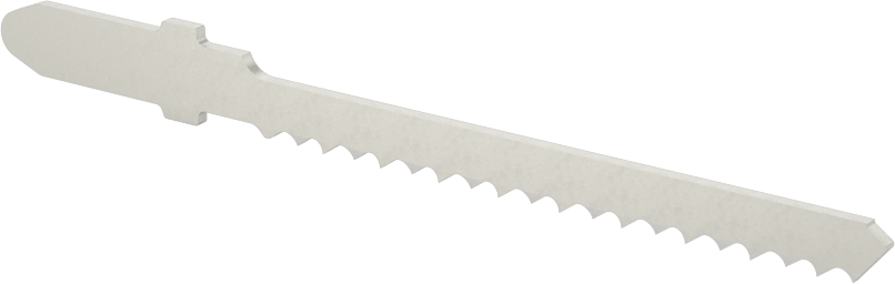 Uzun Ömürlü T-Şaftlı Dekupaj Testere Bıçağı, 3" Uzunluk — Wood with Nails, Metal, Plastic, Wood, T-Sap, 3"