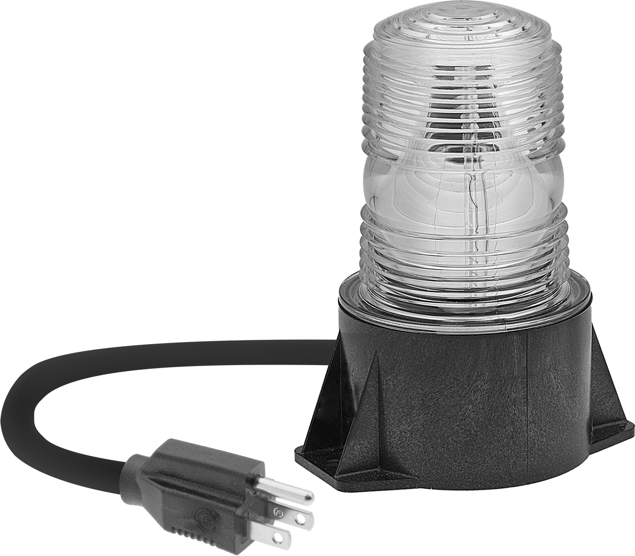 Stroboskop Işığı, İki Uçlu Fişli, Yüzeye Montaj — 120V AC, Xenon, Elektrik